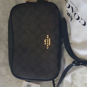Coach, Crossbody bag, Black/Brown Color